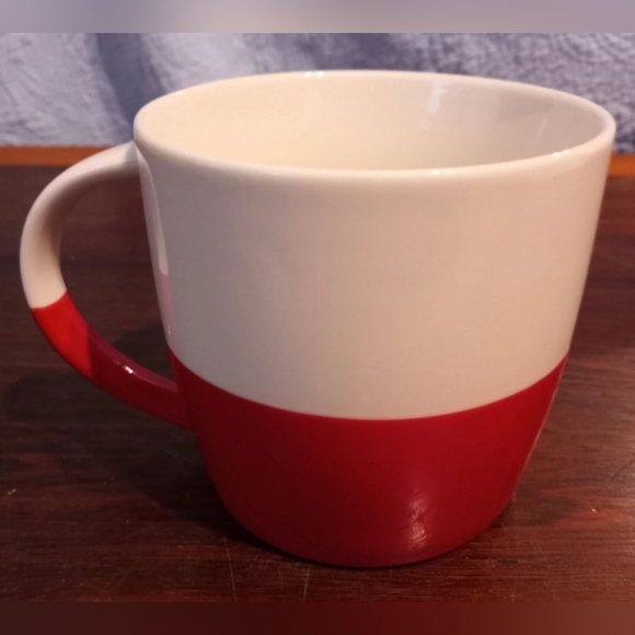 Starbucks New Bone China Red & White Mug Cup 2011 - Picture 2 of 7